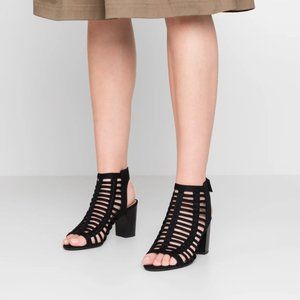 Call it Spring Mireimma Caged Block Heel Sandal